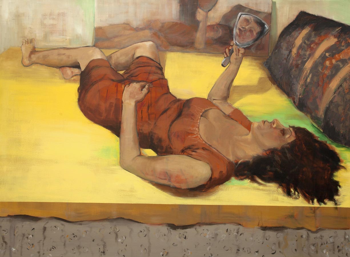 İsimsiz- Untitled, 2010, Tuval üzerine akrilik- Acrylic on canvas, 190X140 cm